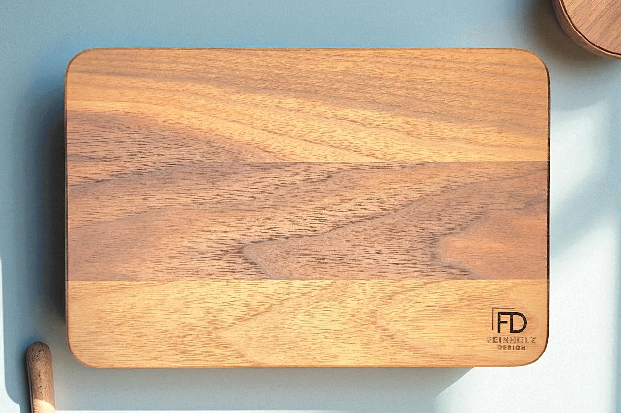 Frühstücksbrett Nussbaum